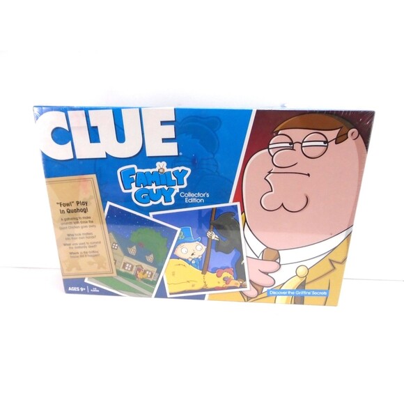 Family Guy Collector's Edition CLUE 2010 HASBRO Board Game SEALED! - Picture 1 of 6